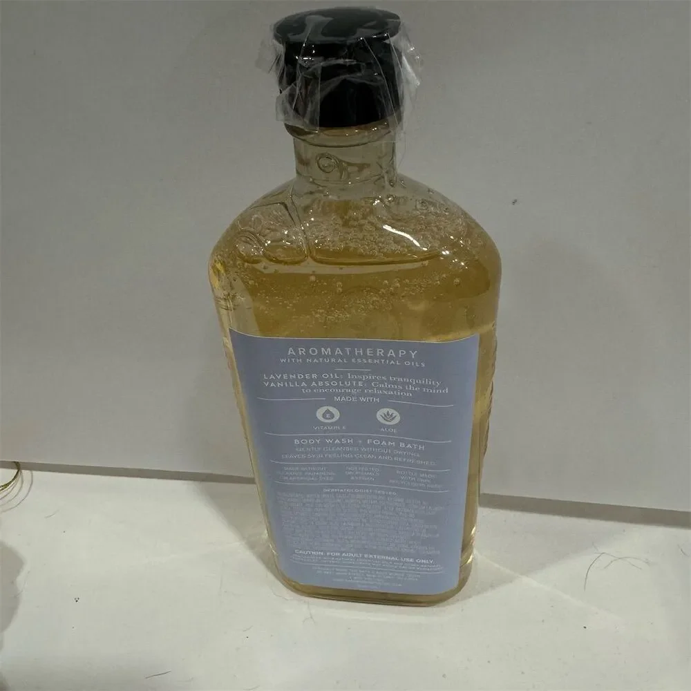 Bath & Body Works Lavender Vanilla Aromatherapy Body Wash 10 oz